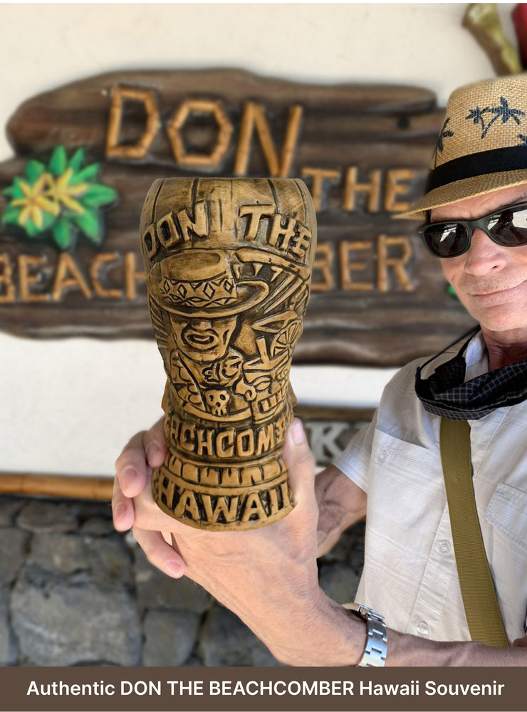 
                  
                    SHIPS NEXT WEEK!  SHIPS FREE NEXT 24 HOURS ONLY! Don The Beachcomber Hawaii Tiki Mug - Natural Sand CELEBRATE 90 YEARS!
                  
                