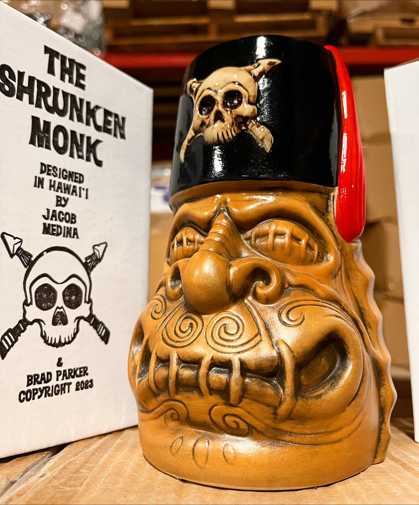 CINCO DE MAYO SPECIAL...$5 BUCKS TODAY ONLY!  Shrunk'n Monk Mug - PINK FEZ OR BLACK FEZ...you choose! While supplies last.