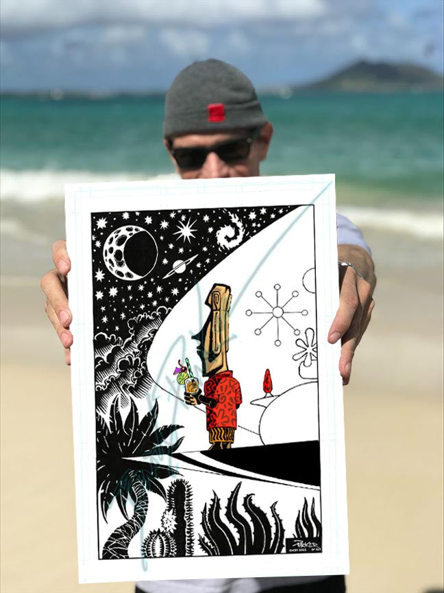 OASIS TIKI 2024 - THE RETURN - ONLY 3 REMAIN...SHIPS FREE TODAY!  Signed and numbered Giclee...LAST CALL!