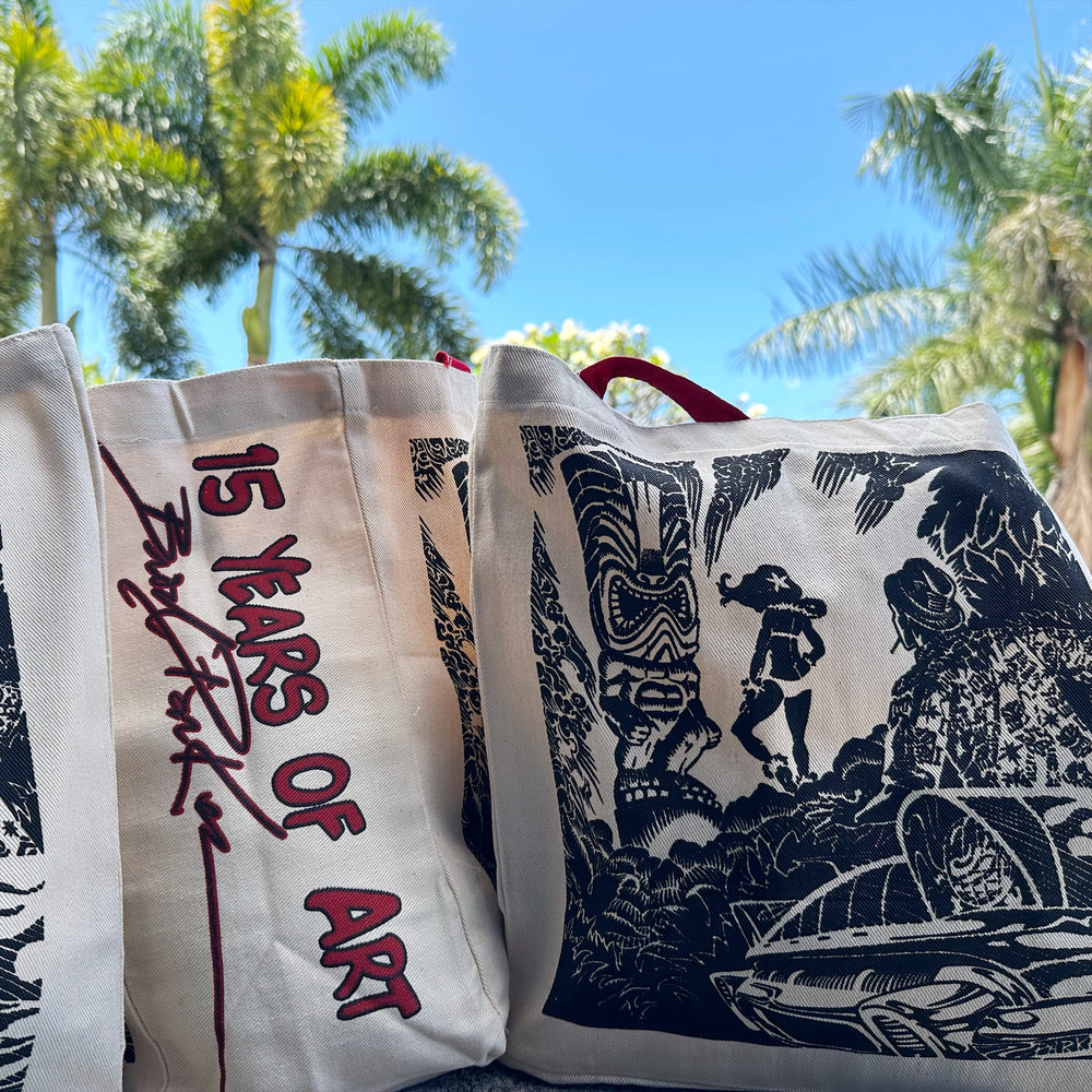 
                  
                    CELEBRATING MY FIFTEEN!  Raw Cotton Reusable Tote Bag with GORGEOUS EYE POPPING SHIPS for FREE!
                  
                