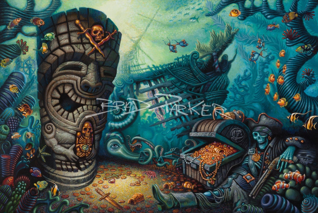 Beyond the Reef - Canvas Giclee