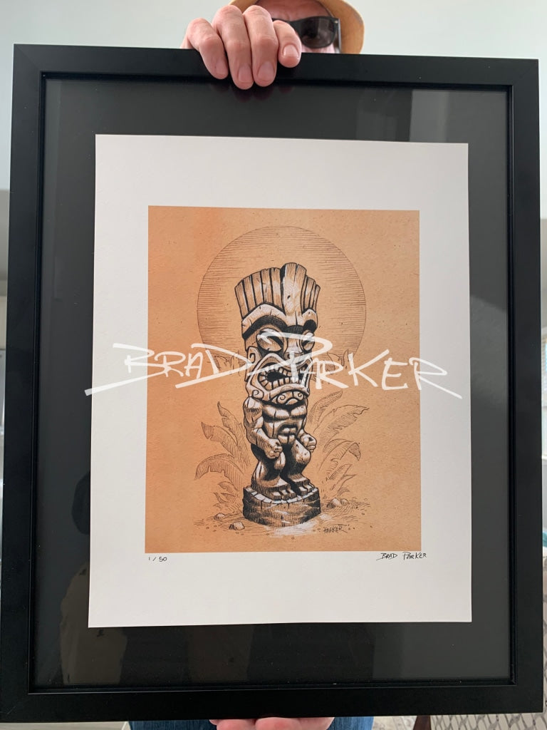 Tiki-Dee 12X24 Autographed Gallery Canvas Giclee main image 1