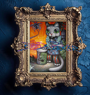 
                  
                    NEW HOT SUMMER SPECIAL!  Framed Art...From my Studio - THE 3 CAT'S!
                  
                