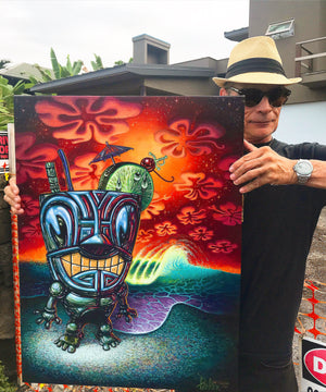 
                  
                    Mr Mai Tai - A/P on Canvas - This is a EXTREMELY RARE Piece!  Collectors Dream...
                  
                