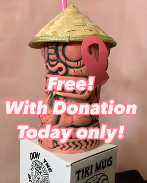 
                  
                    FREE MUG, SHIPS FREE!  JUST DONATE...SAVE LIVES!  Don The Beachcomber - PINK WITH BAMBOO HAT
                  
                