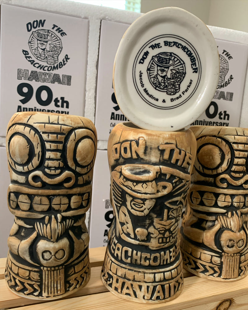 
                  
                    SHIPS FREE...Don The Beachcomber Hawaii OFFICIAL MERCHANDISE...Tiki Mug 90th Anniversary Edition Mug - Natural Sand
                  
                