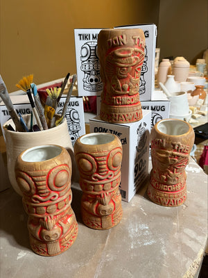 
                  
                    YEAR END STUDIO BLOW OUT!  Don The Beachcomber Mug with RED Highlights - Limited Edition Signed and Numbered!
                  
                