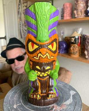 
                  
                    FRIDAY DA' 13th DEAL!  GREEN MAN FRANKIE TIKI - Original Creation!  6 CREATED ONLY...A MUST HAVE!
                  
                