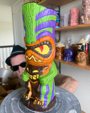 
                  
                    FRIDAY DA' 13th DEAL!  GREEN MAN FRANKIE TIKI - Original Creation!  6 CREATED ONLY...A MUST HAVE!
                  
                