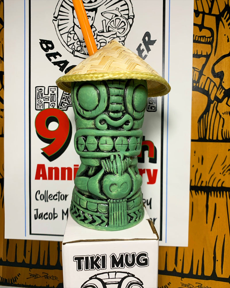 
                  
                    SAVE SOME GREEN...Limited Edition Signed With Certificate- Don The Beachcomber Mug with Bamboo Hat.  FREE BAG!
                  
                