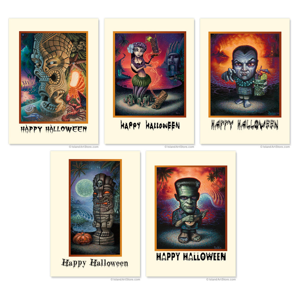 
                  
                    Halloween Greeting Cards - LOCAL MAUI HAWAII PRODUCT - Set of 5 WHILE SUPPLIES LAST!
                  
                