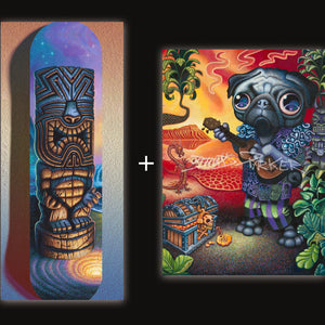
                  
                    The Exotic Traveller Skate Deck + FREE Paper Giclee of your Choice - NEW FOR 2024!
                  
                