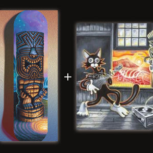 
                  
                    The Exotic Traveller Skate Deck + FREE Paper Giclee of your Choice - NEW FOR 2024!
                  
                