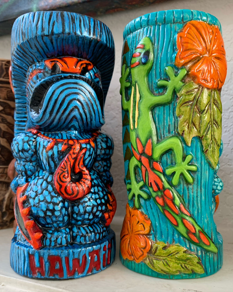 Tiki Shark Art | Authentic Tiki Artwork | Hawaiiana Art by Brad Parker