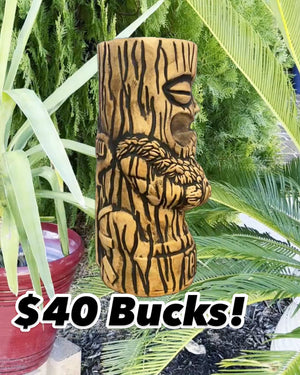 
                  
                    NEW COLOR - The STONE Drinker - Back to the "Classic" Tiki!  PRESALE Price $40 (Limied Number!)
                  
                