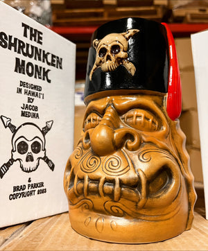 
                  
                    Shrunk’n Monk Mug - Limited Edition Signed and Numbered - Terracotta, Black Fez
                  
                