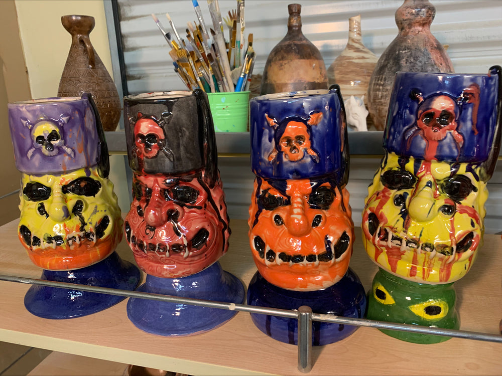 
                  
                    GLAZED HALLOWEEN MONK - Limited Edition...Signed and Numbered in 3 Collectable Colors!
                  
                