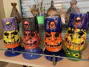 
                  
                    GLAZED HALLOWEEN MONK - Limited Edition...Signed and Numbered in 3 Collectable Colors!
                  
                