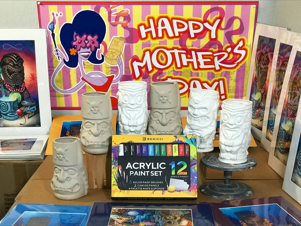 
                  
                    LAST CALL...TODAY ONLY!  CELEBRATING MY FIFTEEN...With da' PERFECT Mother's Day Tiki Gift!  CREATE / PAINT YOUR OWN!  ORDER TODAY GET IT IN TIME FOR MOTHERS DAY!
                  
                