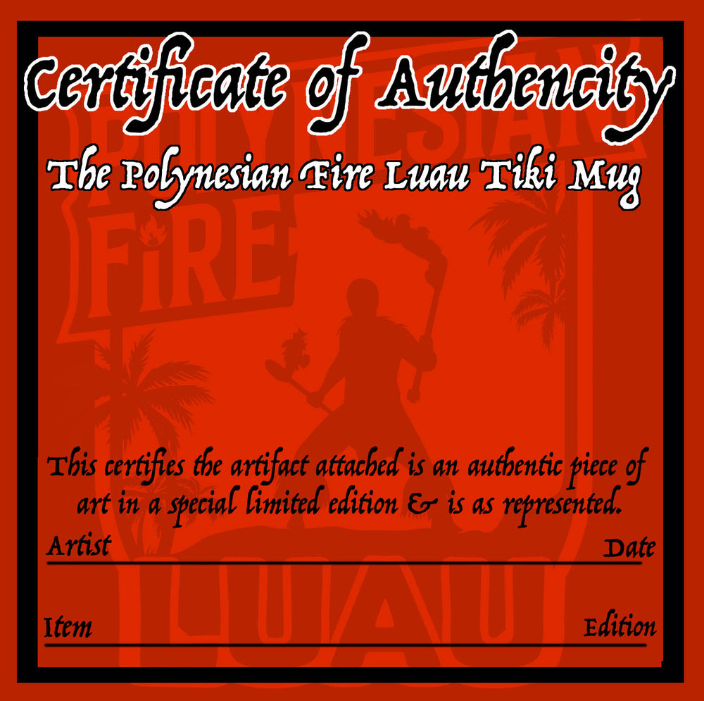 
                  
                    Polynesian Fire Dancer Mug Exclusive!  Limited Edition - 150 only
                  
                