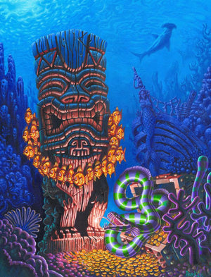 
                  
                    MY ANNUAL SUMMER BLOWOUT - The Sunken Tiki - A/P Custom Matted & Signed!
                  
                