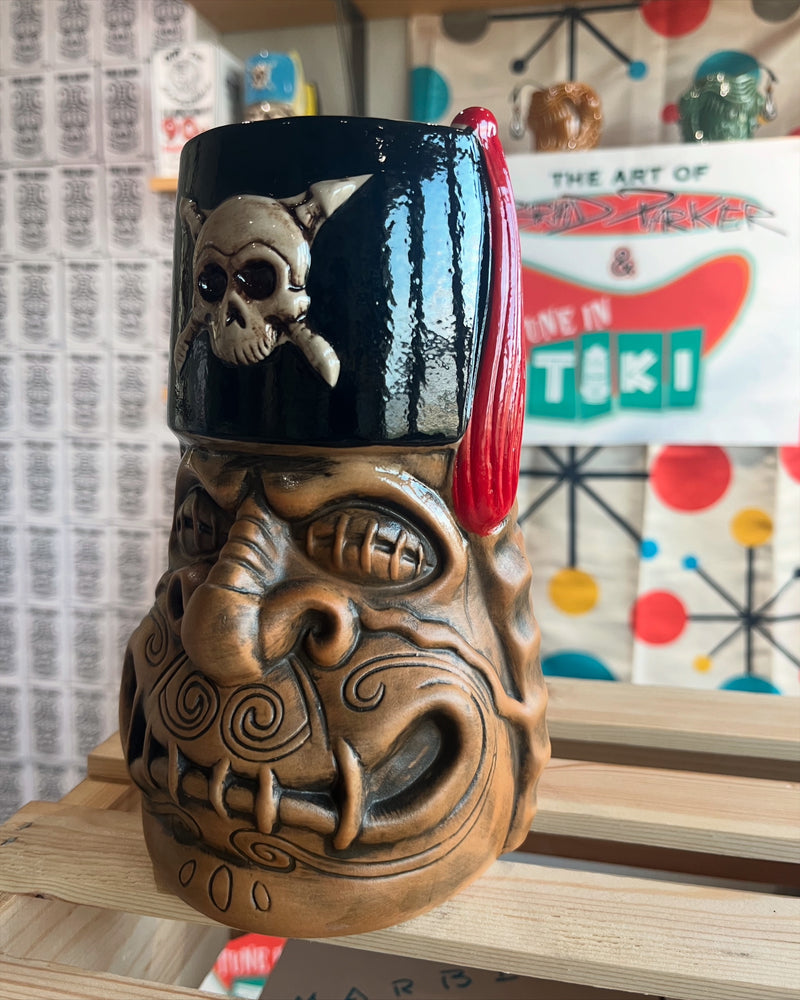 
                  
                    MONDAY MUG MADNESS -  TUNE IN TIKI EDITION - Shrunk'n Monk Mug - 32 oz EXTRA LARGE BLACK FEZ - LIMITED EDITION SIGNED WITH CERTIFICATE!
                  
                