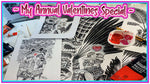 Romance in the Tiki Lounge #1 and #2 Black & White Giclee - ONLY 13 SETS AVAILABLE!