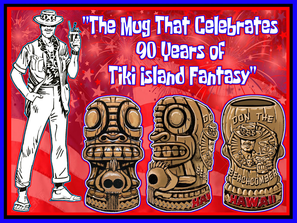 
                  
                    SHIPS FREE!  CELEBRATING MY FIFTEEN...Don The Beachcomber Hawaii OFFICIAL MERCHANDISE...Tiki Mug 90th Anniversary Edition Mug - Classic Brown
                  
                