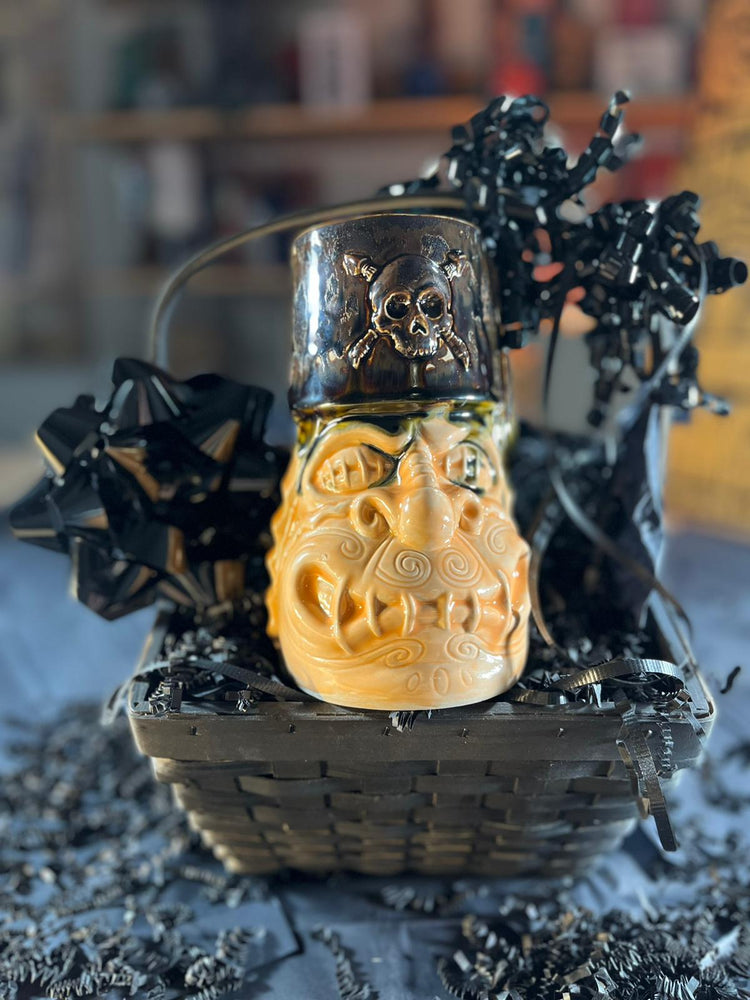 Shrunk'n Monk -VANILLA & CHOCOLATE Glazed Mug - Artist Proof -