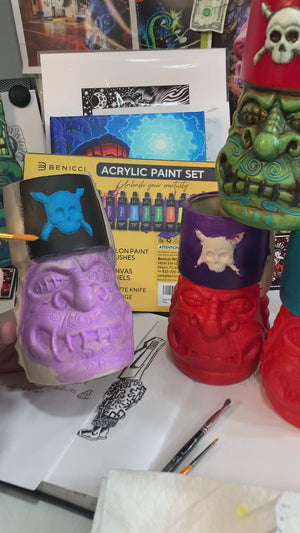
                  
                    Load and play video in Gallery viewer, LAST CALL...TODAY ONLY!  CELEBRATING MY FIFTEEN...With da&amp;#39; PERFECT Mother&amp;#39;s Day Tiki Gift!  CREATE / PAINT YOUR OWN!  ORDER TODAY GET IT IN TIME FOR MOTHERS DAY!
                  
                