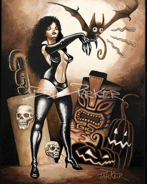 
                  
                    Bat-Finkirella - Monochromatic Giclee
                  
                