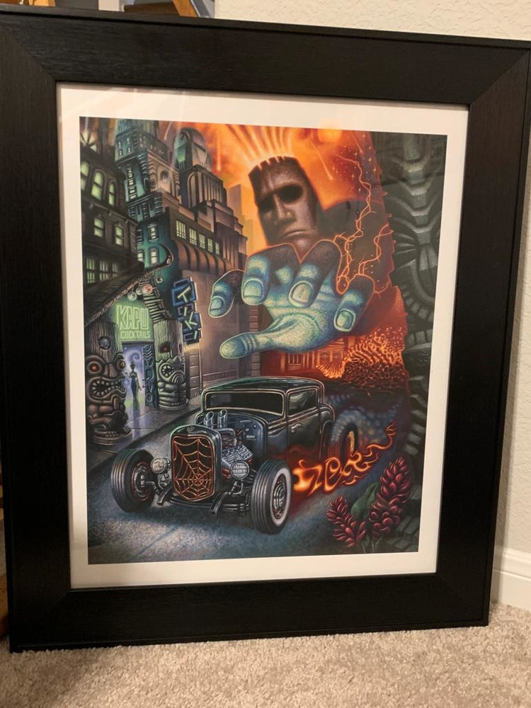 
                  
                    Faster Than Disaster - Framed Paper Giclee Signed A/P Mini Art
                  
                