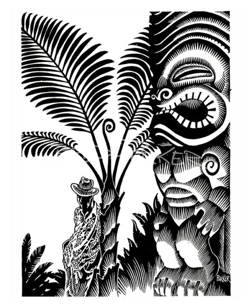 
                  
                    Fern-Twilight - Black & White Giclee
                  
                