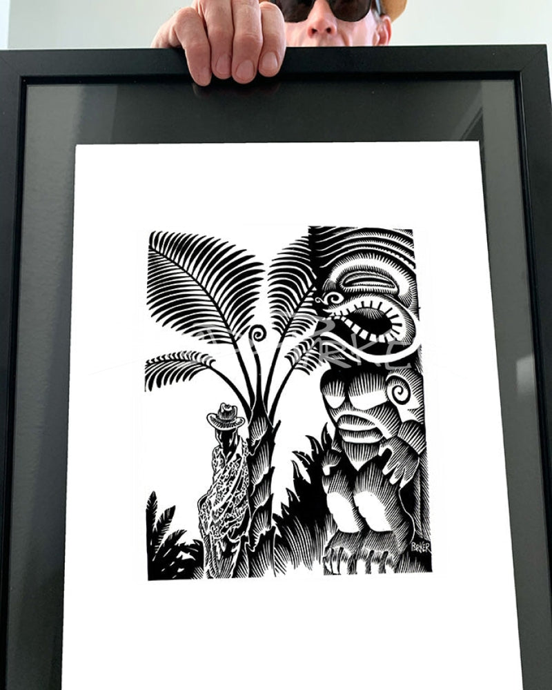 
                  
                    Fern-Twilight - Black & White Giclee
                  
                