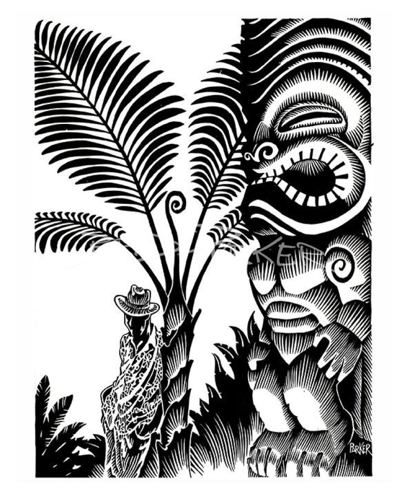 
                  
                    Fern-Twilight - Black & White Giclee Framed
                  
                