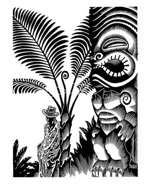 
                  
                    Fern-Twilight - Black & White Giclee Framed
                  
                