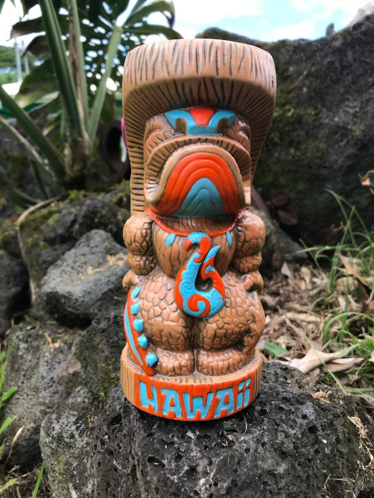
                  
                    Hawaii Tiki Mug - Local Art Jam Limited Edition Orange And Teal
                  
                