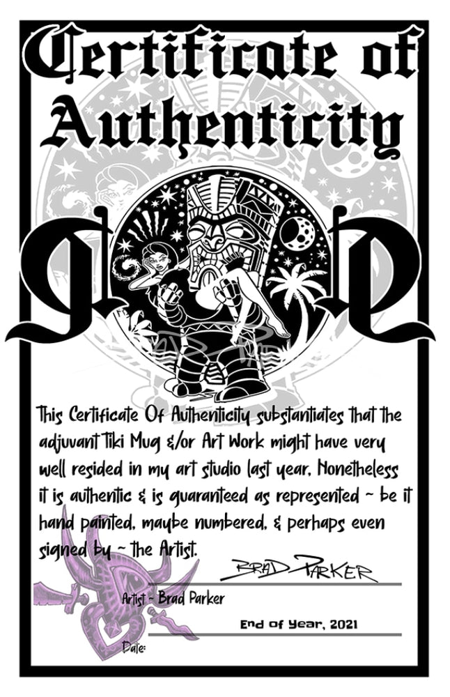 
                  
                    Romance In The Tiki Lounge - Limited Edition Print Black & White Giclee
                  
                