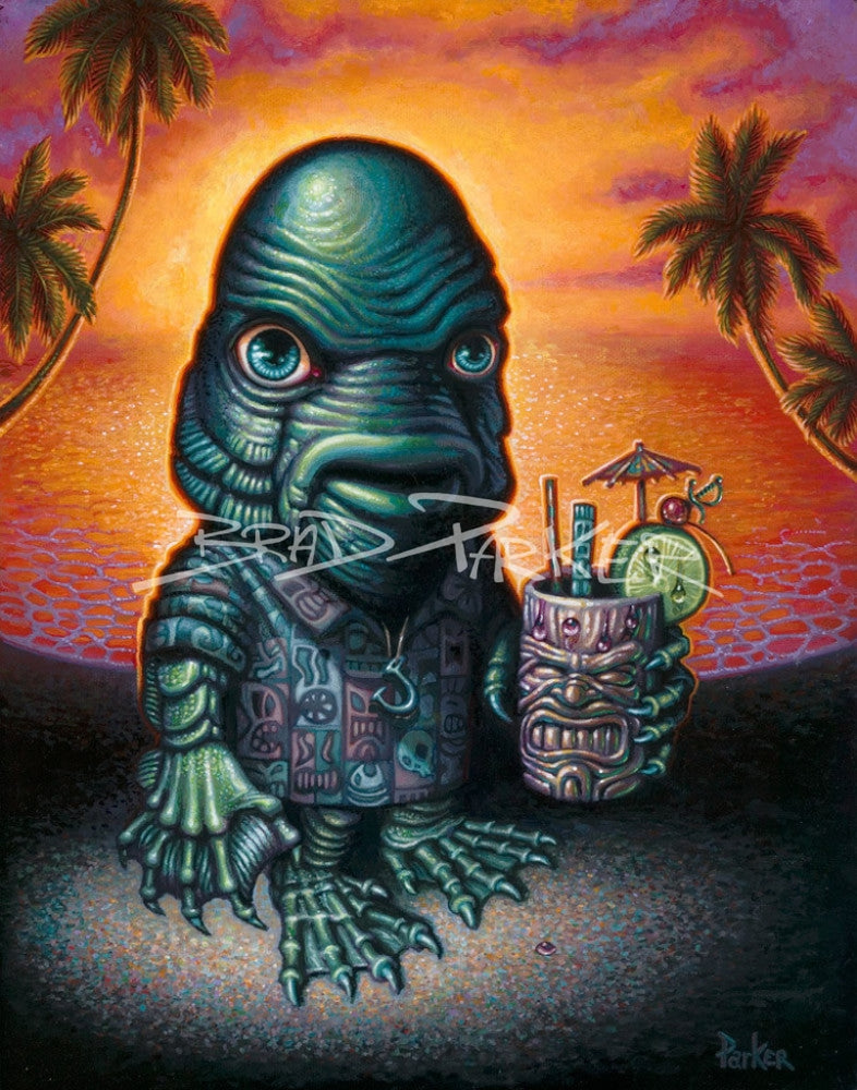 The Creature From Kona - Canvas Giclee