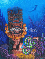 The Sunken Tiki Paper Giclee